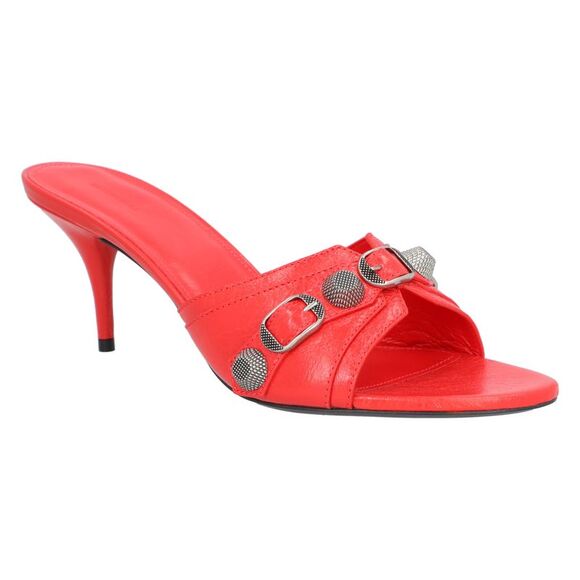 Balenciaga Cagole Mules Red - Picture 1 of 5